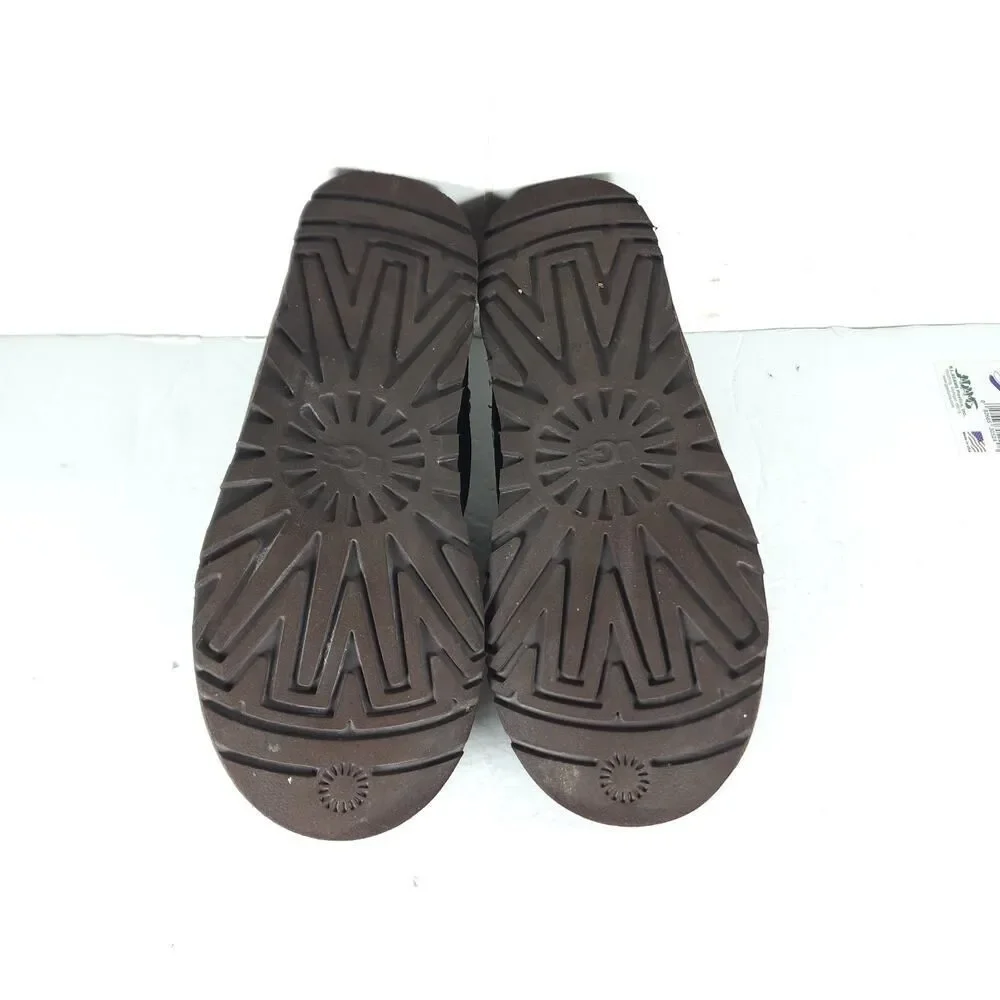 UGG Men's Tasman II US 8 Dusted Cocoa Suede Sheepskin Lined Slippers Shoes